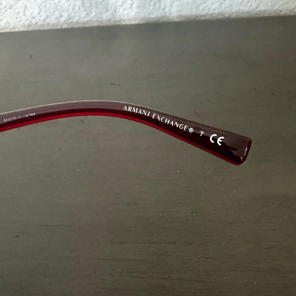 Armani Exchange Glasses Prescription Eyeglasses Maroon Classic AX3053 Full Rim